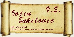Vojin Šukilović vizit kartica